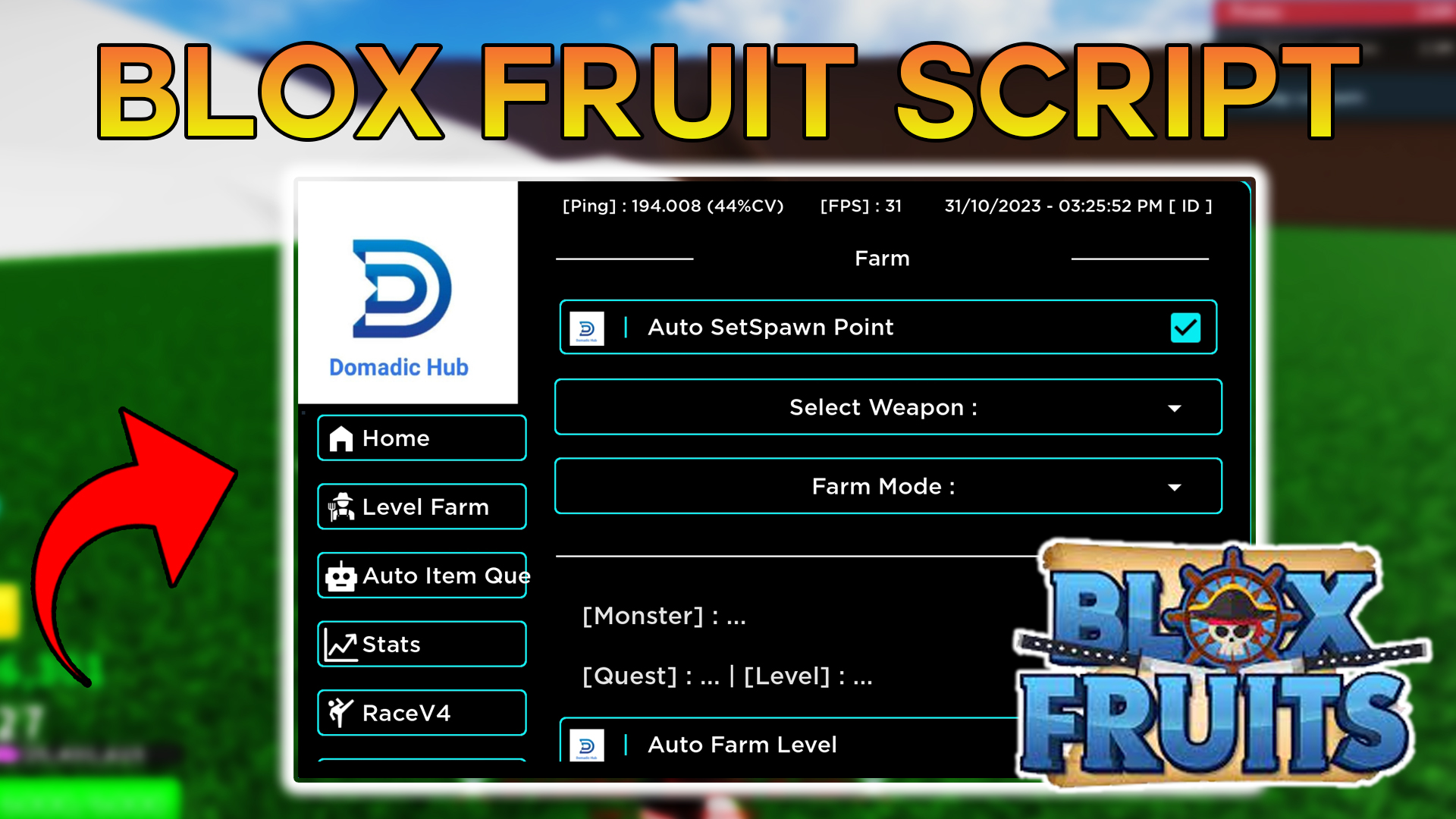 New Domadic Hub Script 2023 for Blox Fruits NEW UPDATE 21